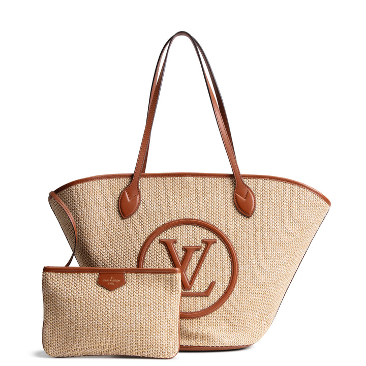 LOUIS VUITTON Raffia Saint Jacques Tote GM