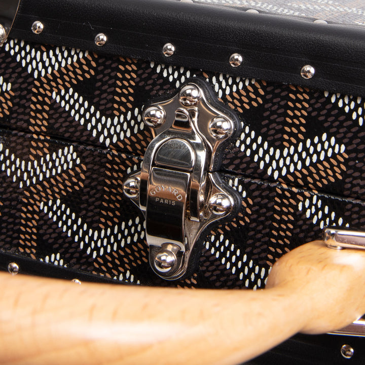 GOYARD Goyardine Saigon Mini Trunk - Black