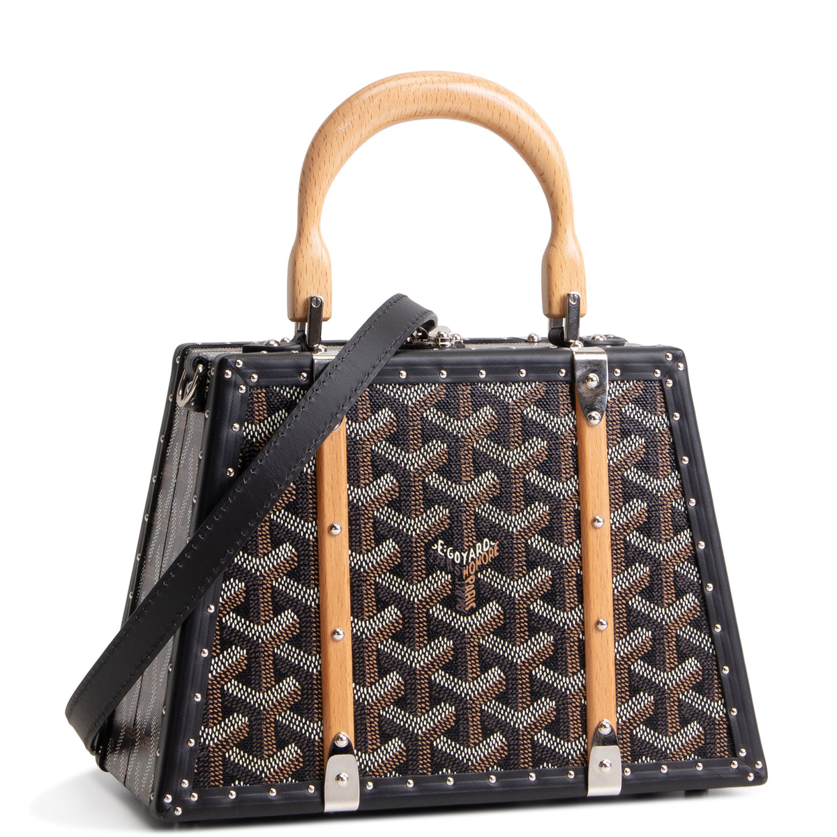 GOYARD Goyardine Saigon Mini Trunk - Black