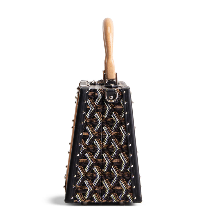 GOYARD Goyardine Saigon Mini Trunk - Black