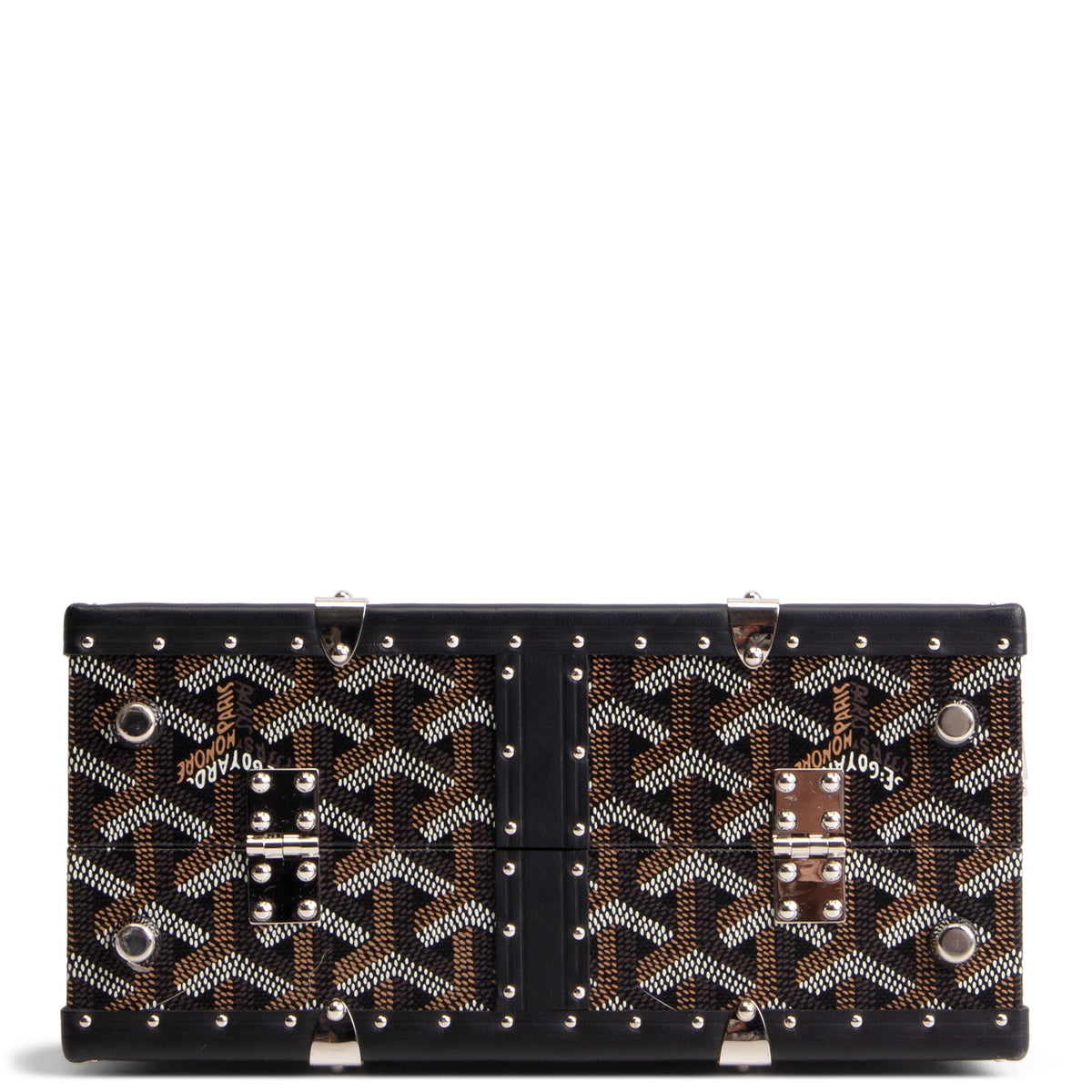 GOYARD Goyardine Saigon Mini Trunk - Black
