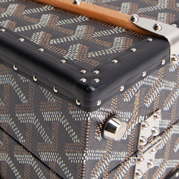 GOYARD Goyardine Saigon Mini Trunk - Black