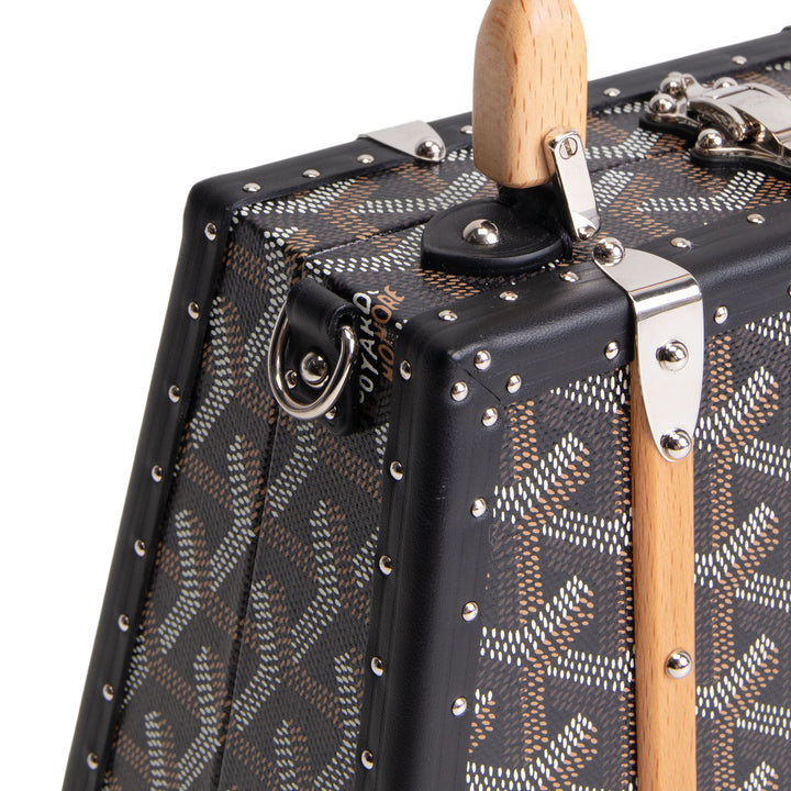 GOYARD Goyardine Saigon Mini Trunk - Black