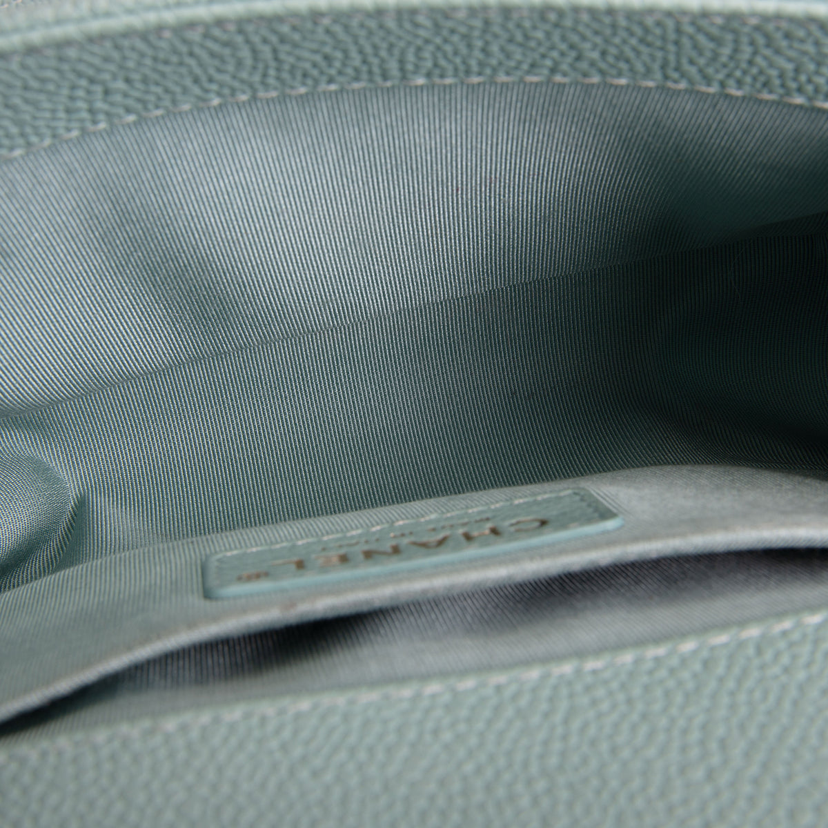 CHANEL Caviar Small Boy Bag - Tiffany Blue