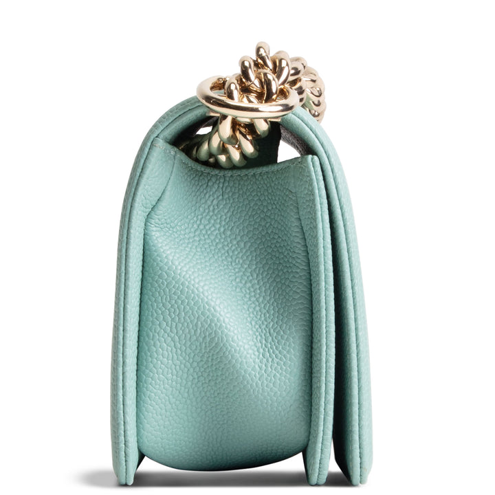 CHANEL Caviar Small Boy Bag - Tiffany Blue