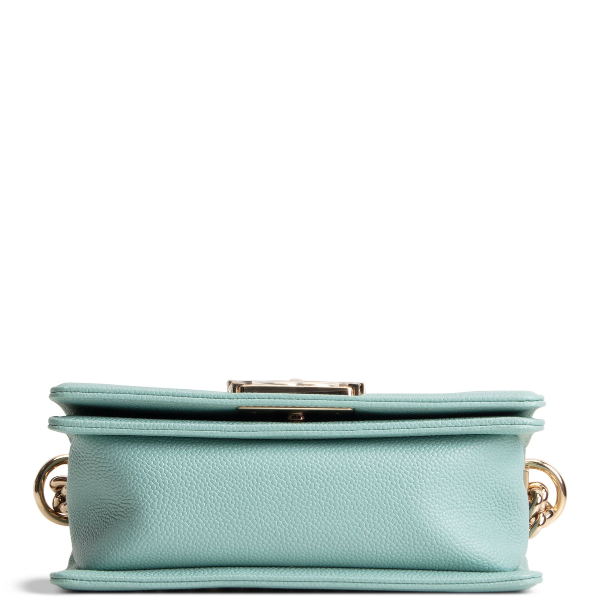 CHANEL Caviar Small Boy Bag - Tiffany Blue