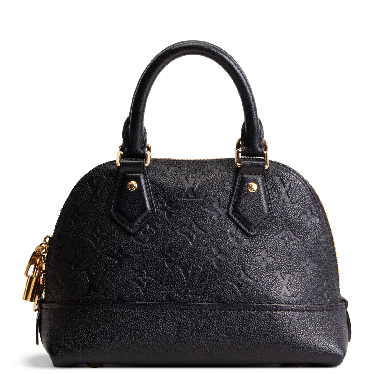 LOUIS VUITTON Monogram Empreinte Neo Alma BB - Black