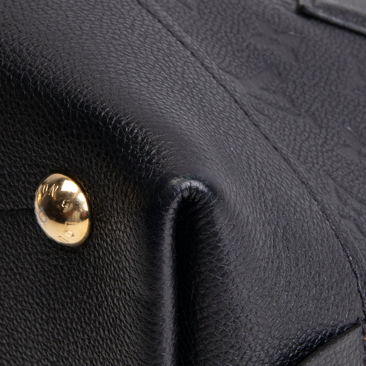 LOUIS VUITTON Monogram Empreinte Neo Alma BB - Black