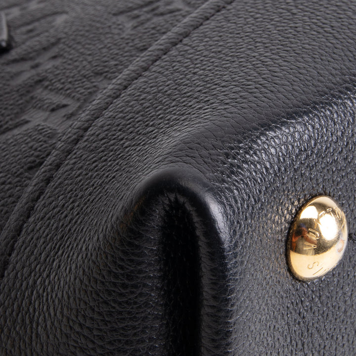 LOUIS VUITTON Monogram Empreinte Neo Alma BB - Black