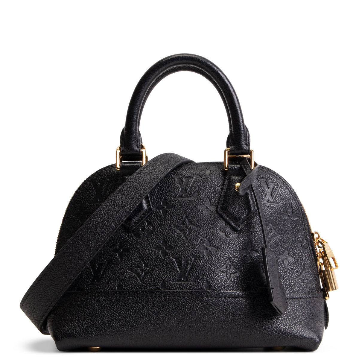 LOUIS VUITTON Monogram Empreinte Neo Alma BB - Black
