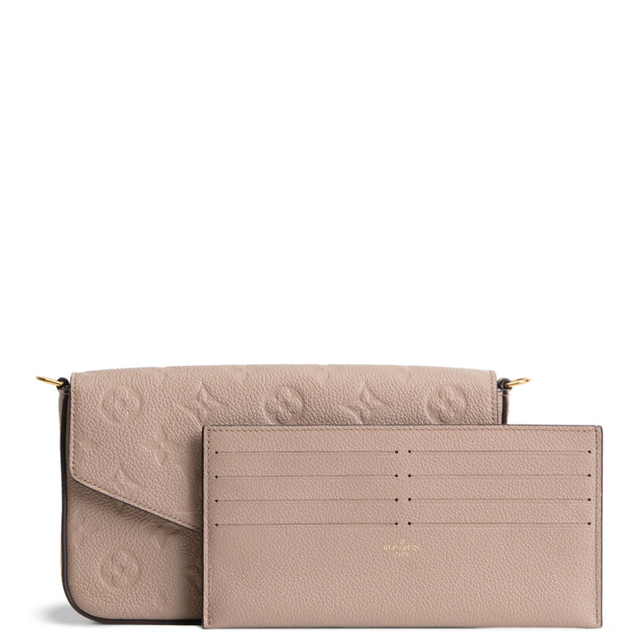 LOUIS VUITTON Empreinte Monogram Félicie Pochette - Missing Zip Pouch Insert