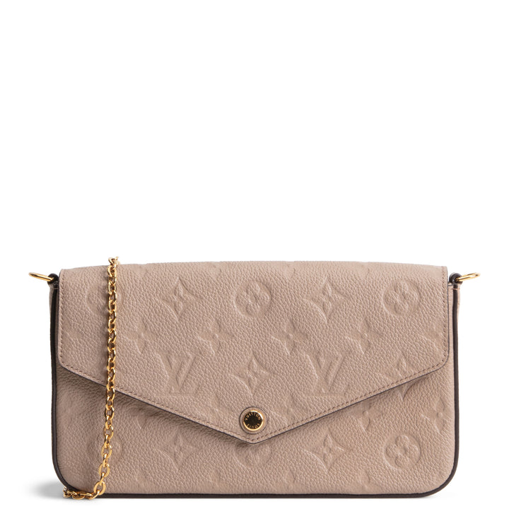 LOUIS VUITTON Empreinte Monogram Félicie Pochette - Missing Zip Pouch Insert