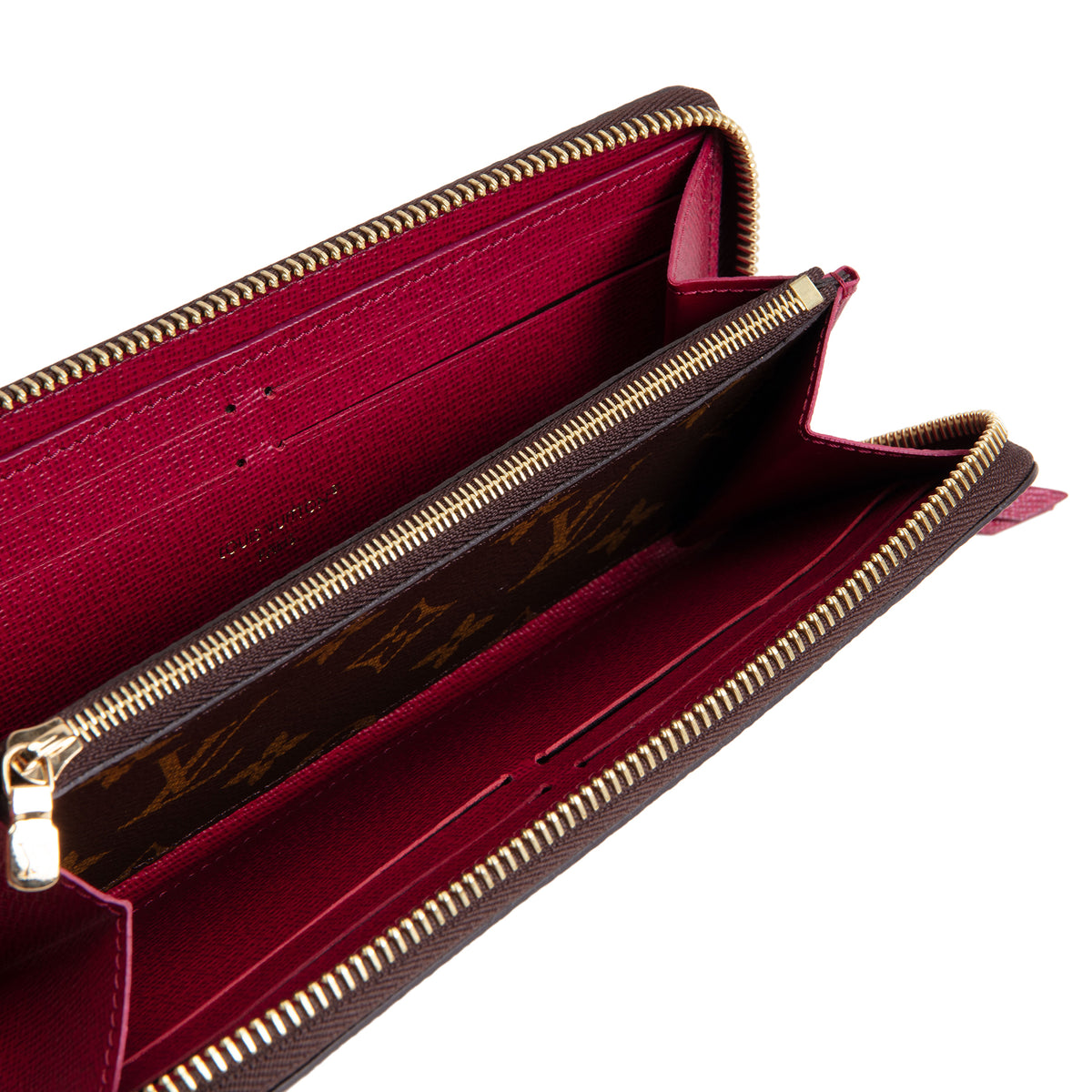 LOUIS VUITTON Monogram Clemence Wallet - Fuchsia