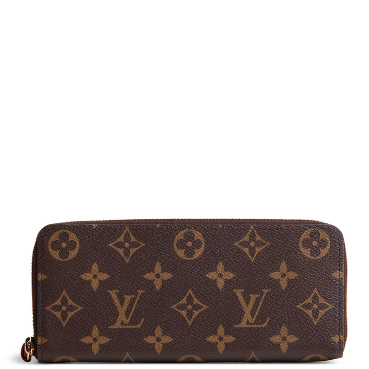LOUIS VUITTON Monogram Clemence Wallet - Fuchsia