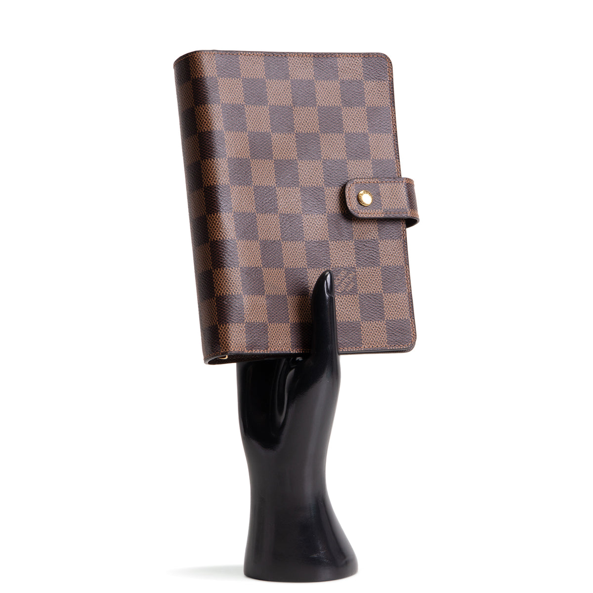 LOUIS VUITTON Damier Ebene Medium Ring Agenda Cover