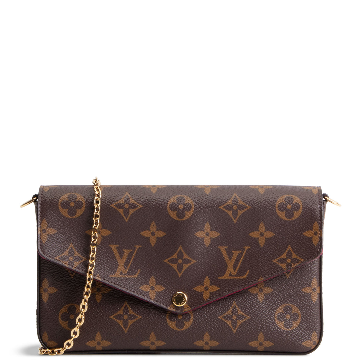 LOUIS VUITTON Felicie Pochette Monogram - Brown