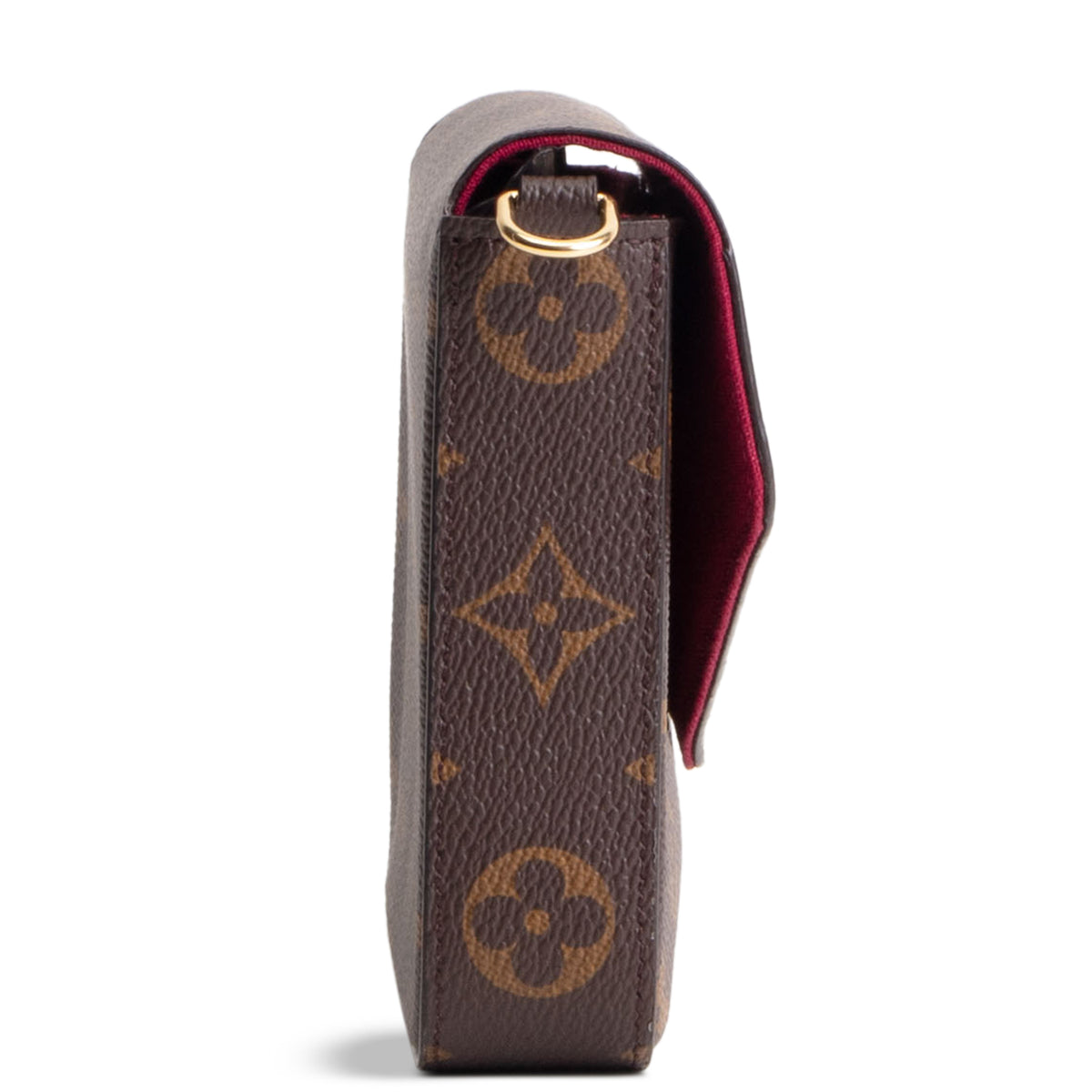 LOUIS VUITTON Felicie Pochette Monogram - Brown