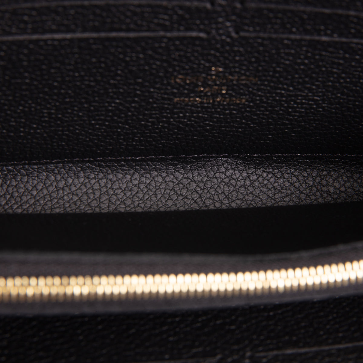 LOUIS VUITTON Monogram Empreinte Clemence Wallet - Black