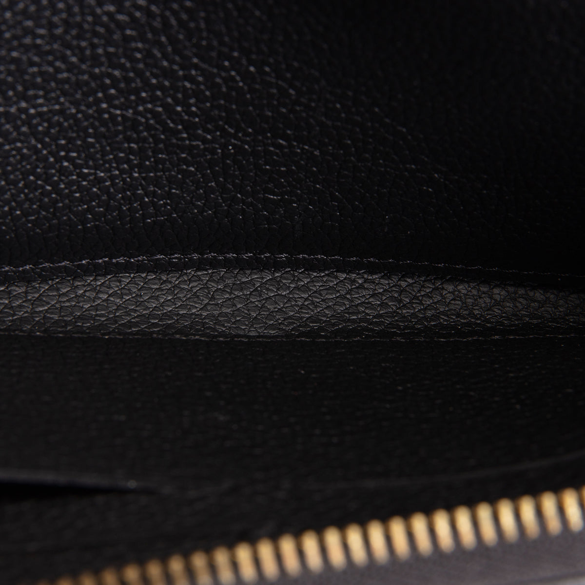 LOUIS VUITTON Monogram Empreinte Clemence Wallet - Black