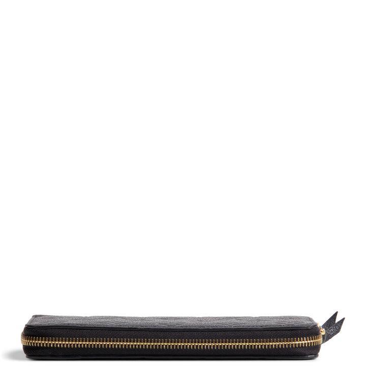 LOUIS VUITTON Monogram Empreinte Clemence Wallet - Black