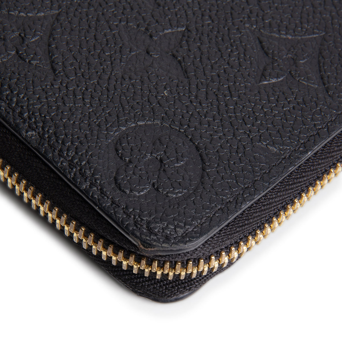 LOUIS VUITTON Monogram Empreinte Clemence Wallet - Black
