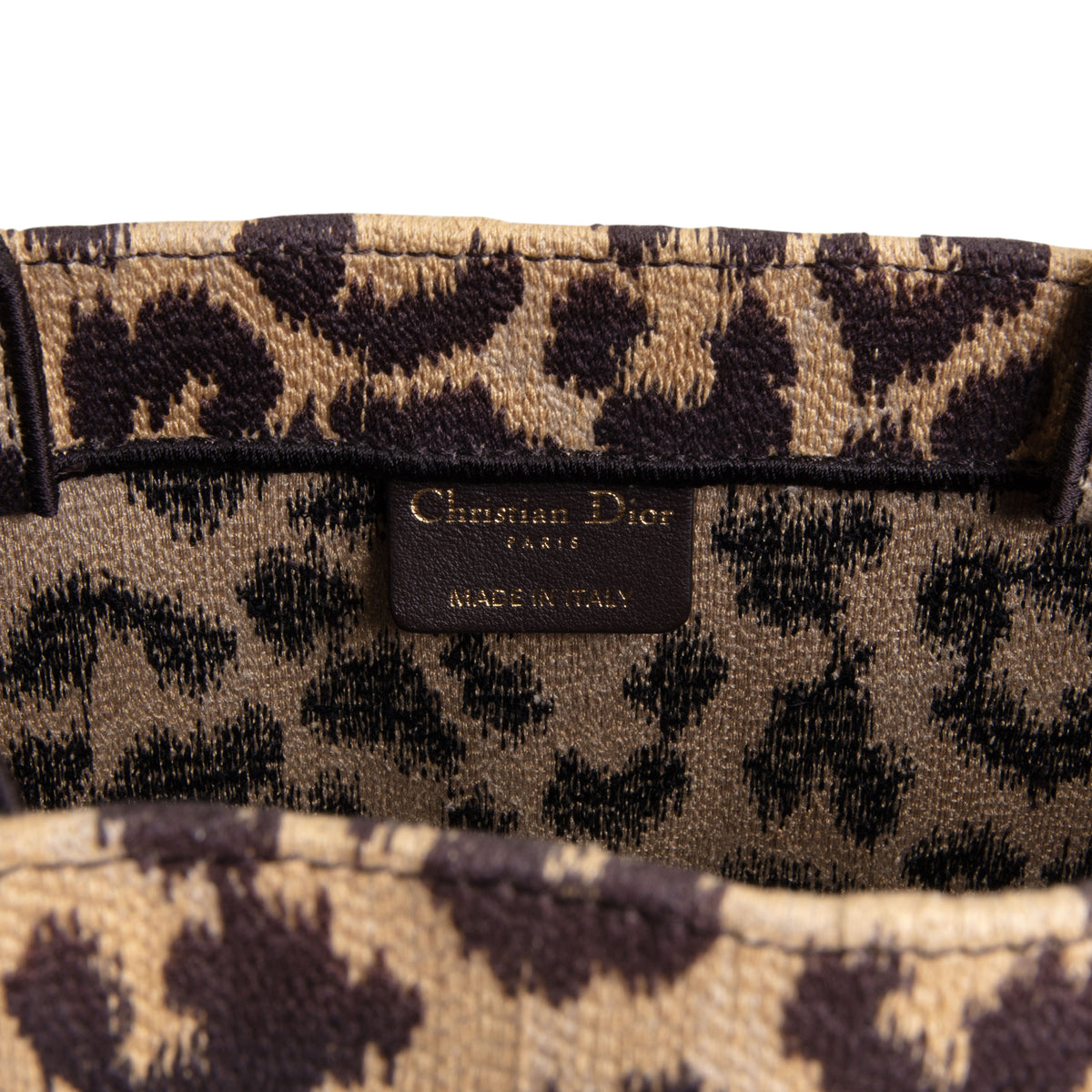 DIOR Book Tote - Leopard