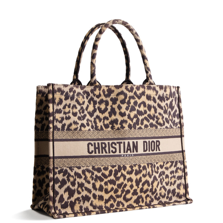 DIOR Book Tote - Leopard