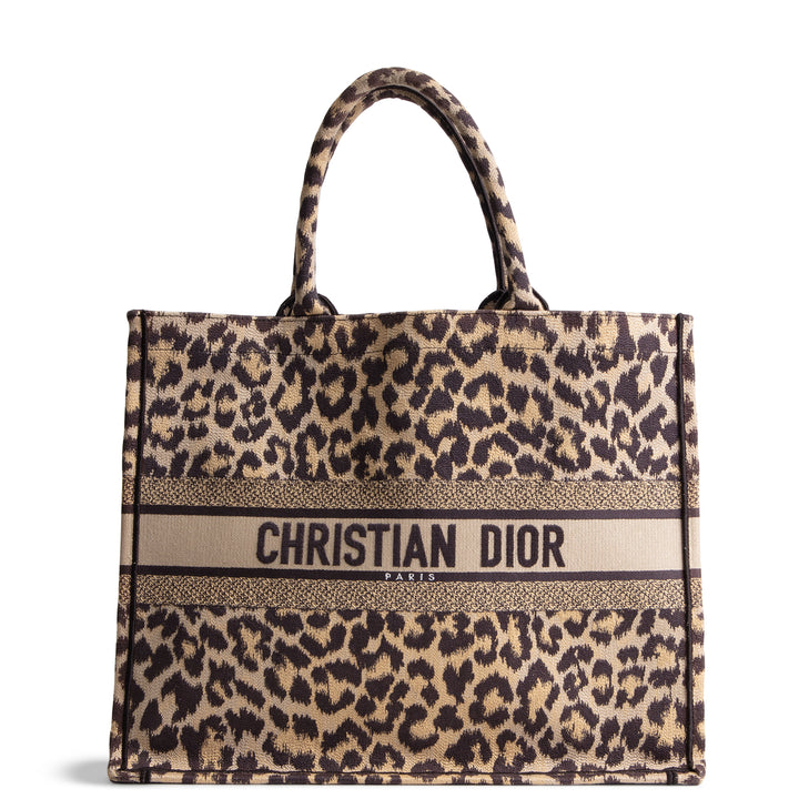 DIOR Book Tote - Leopard