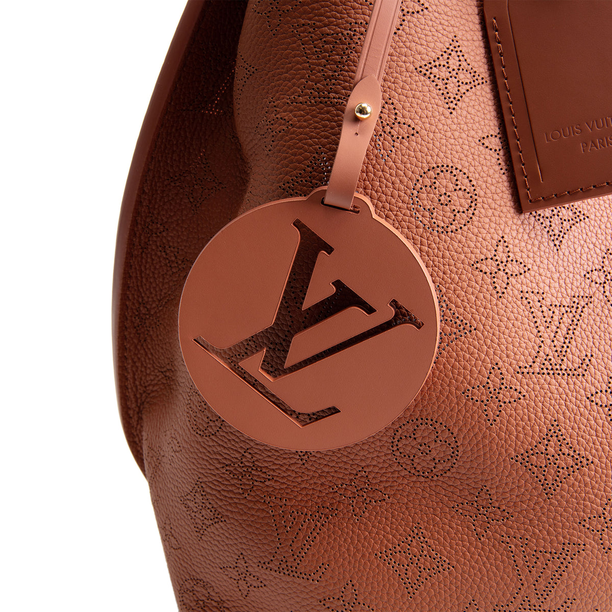 LOUIS VUITTON Mahina Carmel Hobo - Cognac
