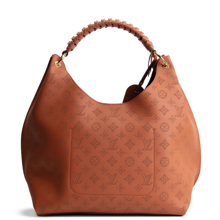 LOUIS VUITTON Mahina Carmel Hobo - Cognac