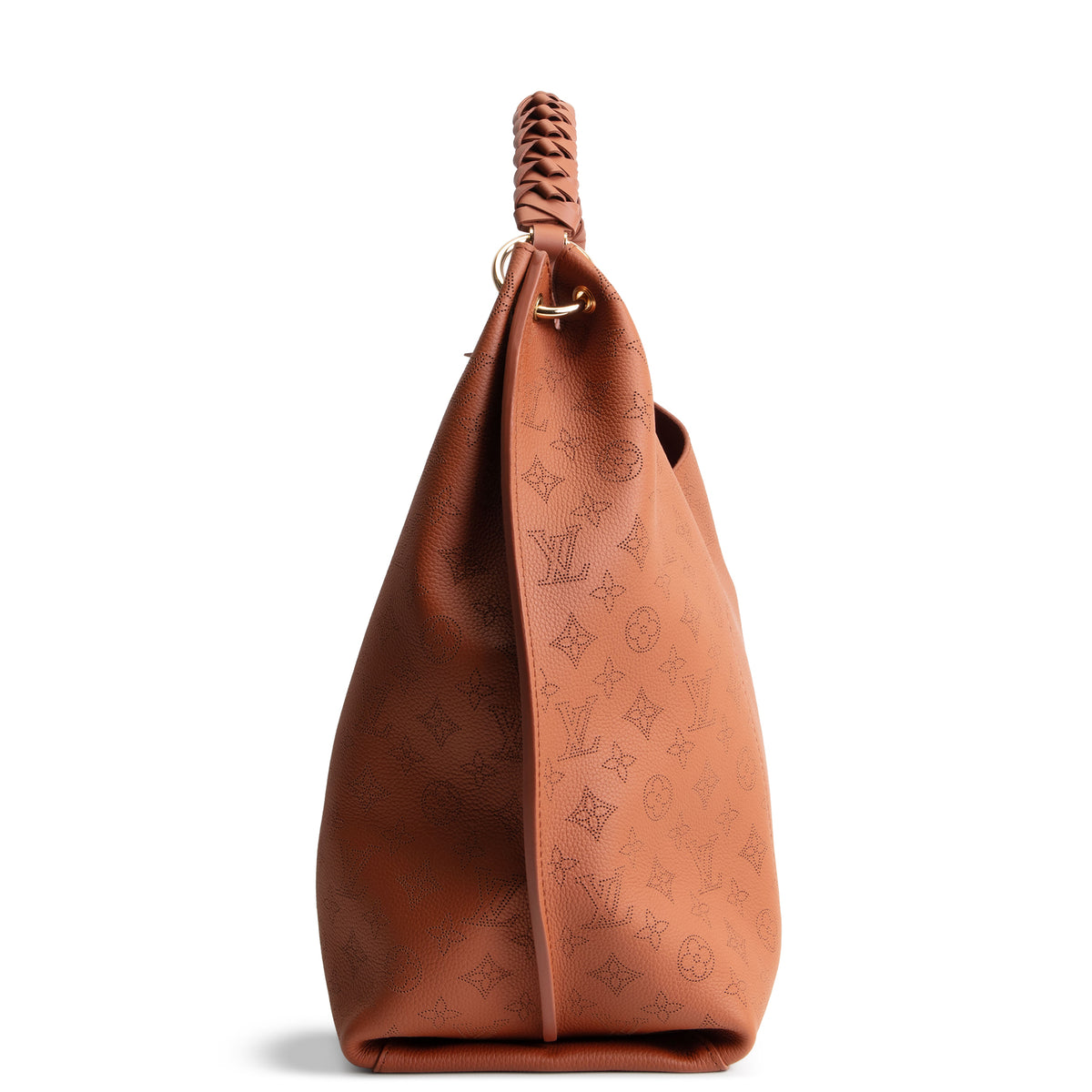 LOUIS VUITTON Mahina Carmel Hobo - Cognac