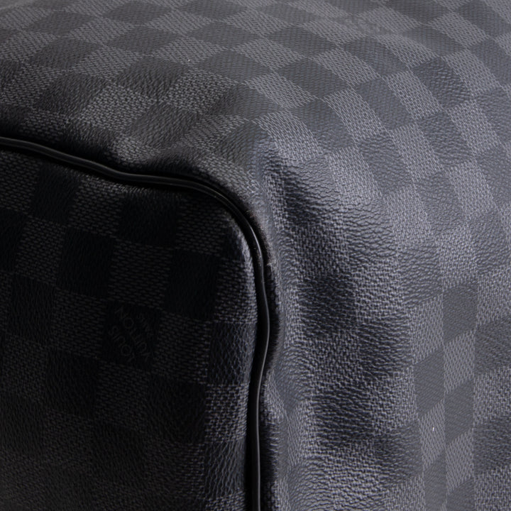LOUIS VUITTON Damier Graphite Keepall Bandouliere 55