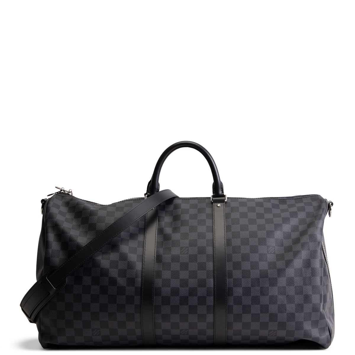 LOUIS VUITTON Damier Graphite Keepall Bandouliere 55