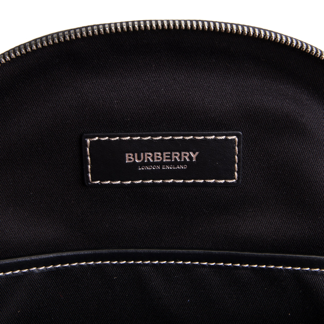 BURBERRY Smoked Check Jett Sling Backpack