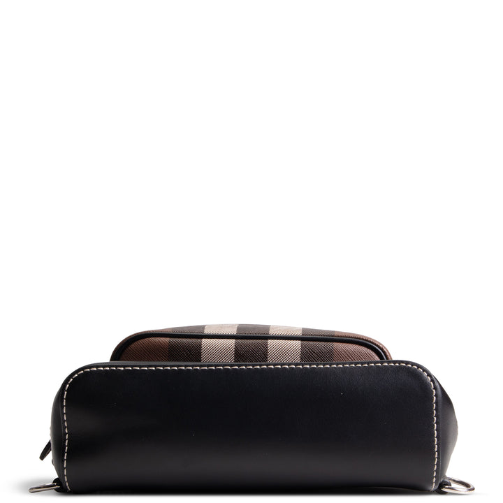 BURBERRY Smoked Check Jett Sling Backpack