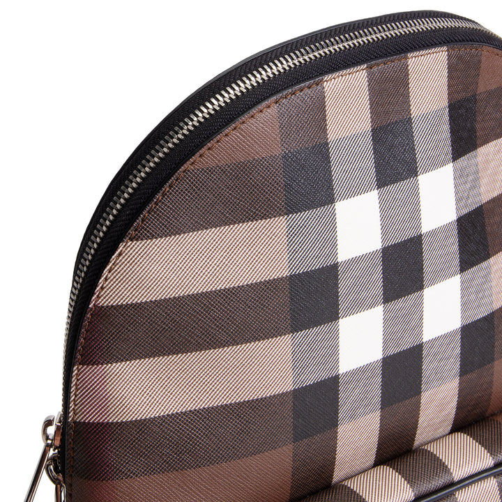 BURBERRY Smoked Check Jett Sling Backpack