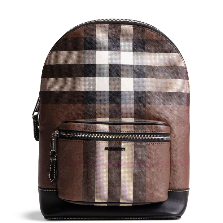BURBERRY Smoked Check Jett Sling Backpack