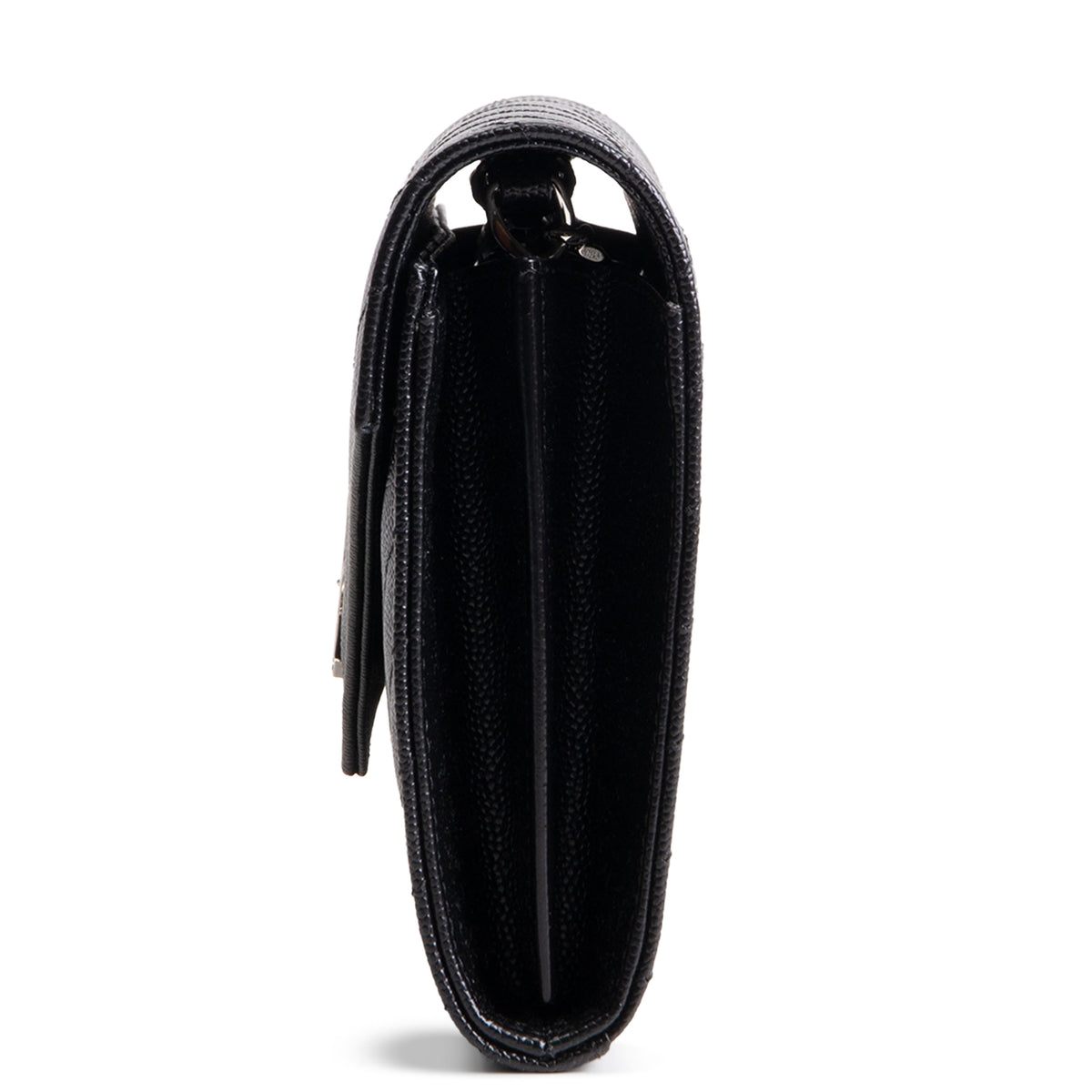 SAINT LAURENT Cassandre Evenlope On Chain - Black
