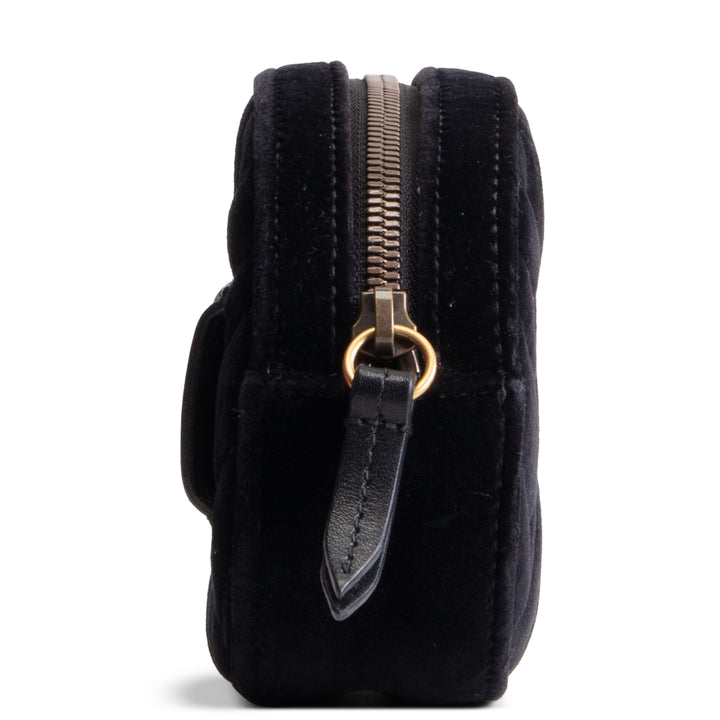 GUCCI GG Marmont Velvet Belt Bag