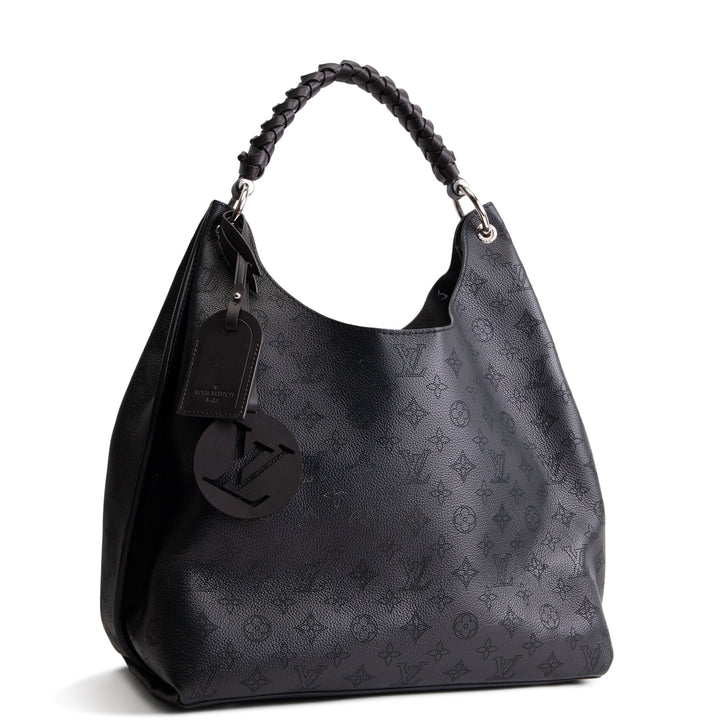 LOUIS VUITTON Carmel Mahina Hobo - Black