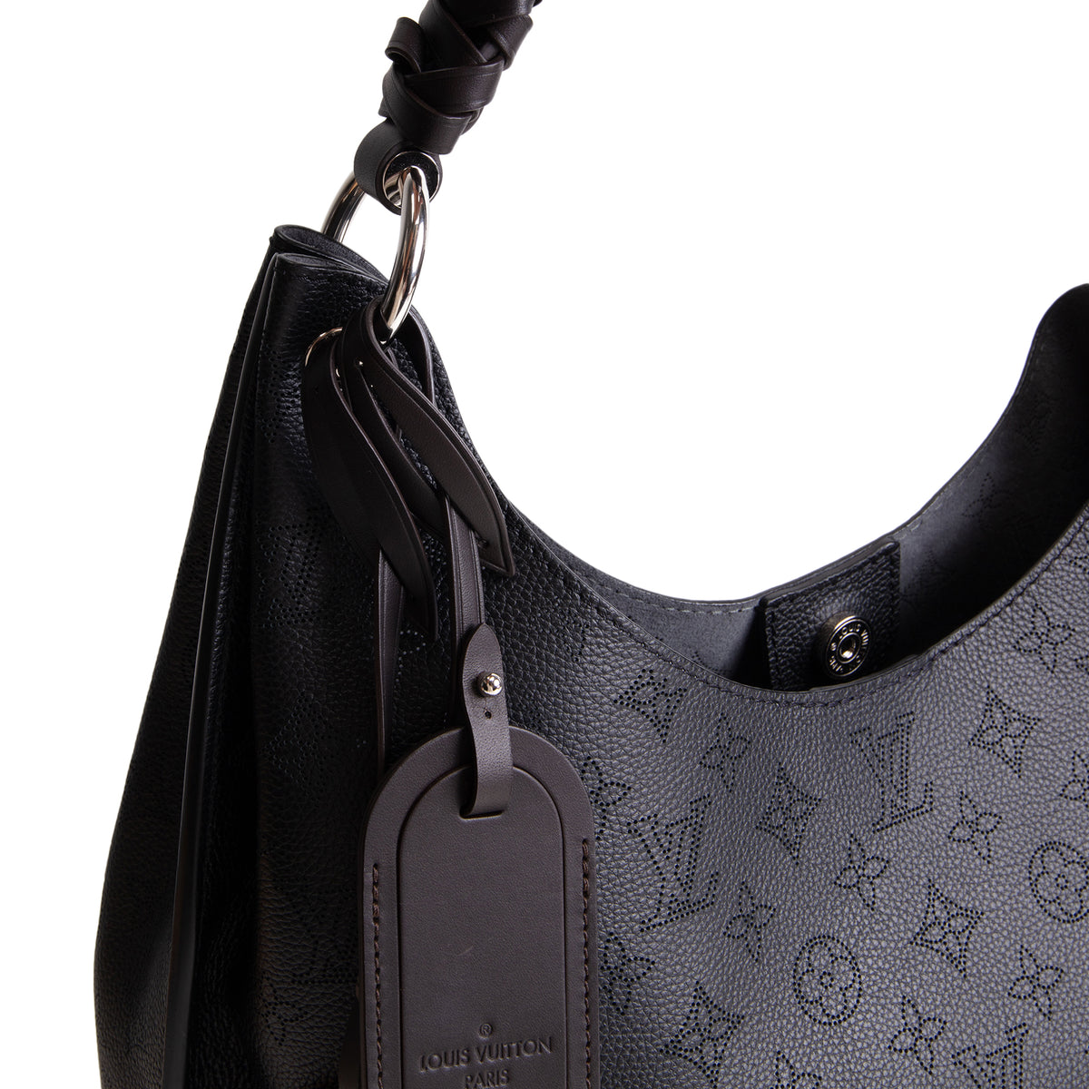 LOUIS VUITTON Carmel Mahina Hobo - Black