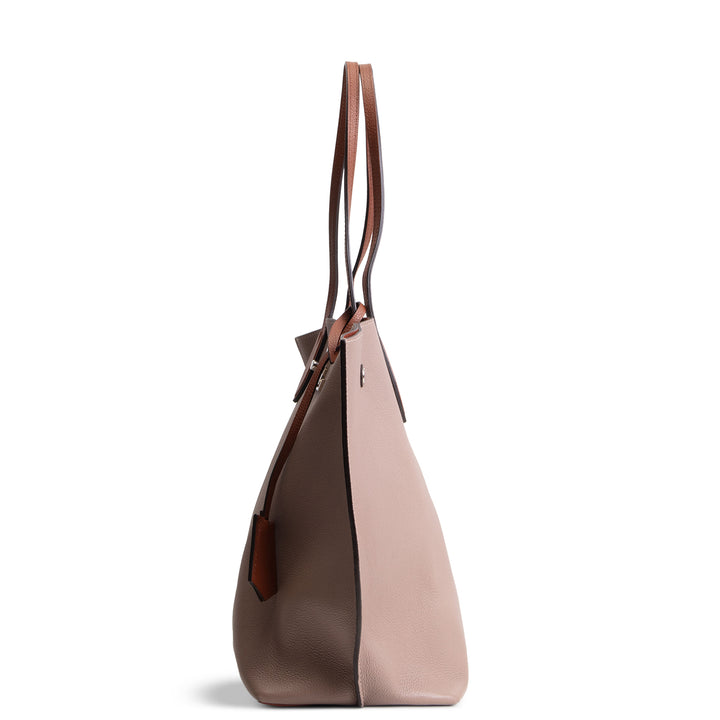 LOUIS VUITTON Leather LockMe Cabas Tote - Mauve OUTLET FINAL SALE