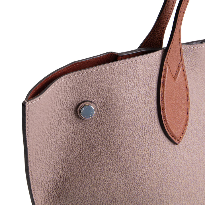 LOUIS VUITTON Leather LockMe Cabas Tote - Mauve OUTLET FINAL SALE