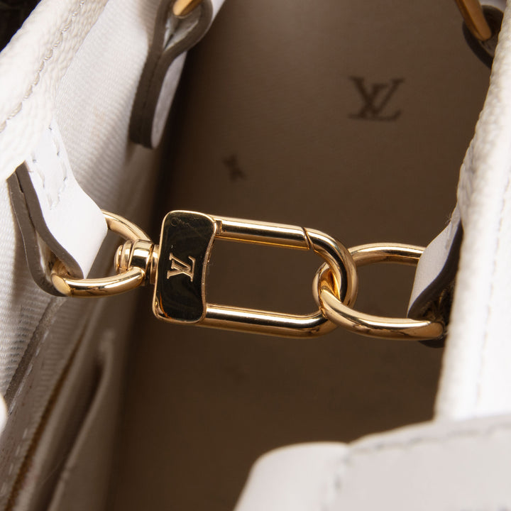 LOUIS VUITTON OnTheGo Giant Monogram Empreinte Spring In The City Sunset MM - Khaki OUTLET FINAL SALE
