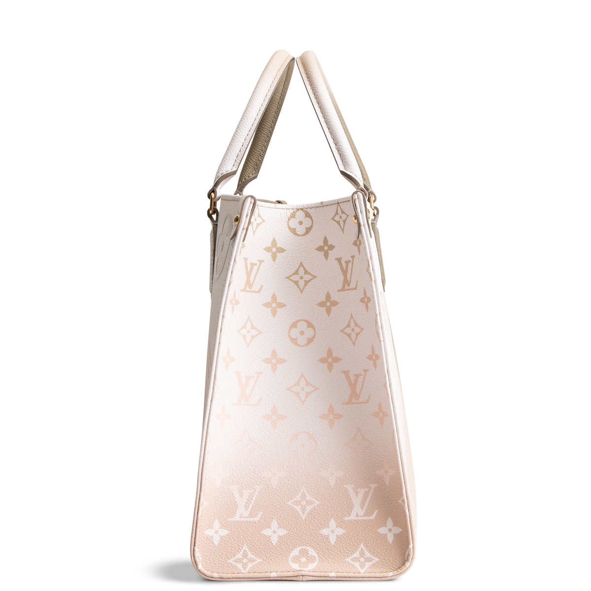 LOUIS VUITTON OnTheGo Giant Monogram Empreinte Spring In The City Sunset MM - Khaki OUTLET FINAL SALE