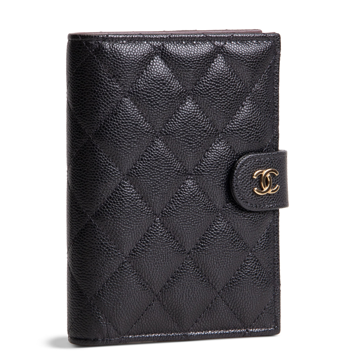 CHANEL Passport Holder - Quilted Caviar