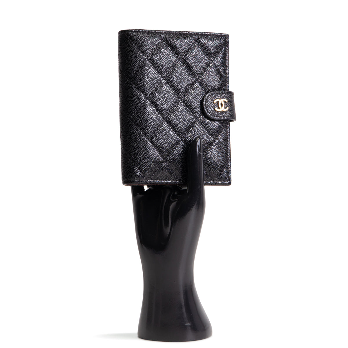 CHANEL Passport Holder - Quilted Caviar