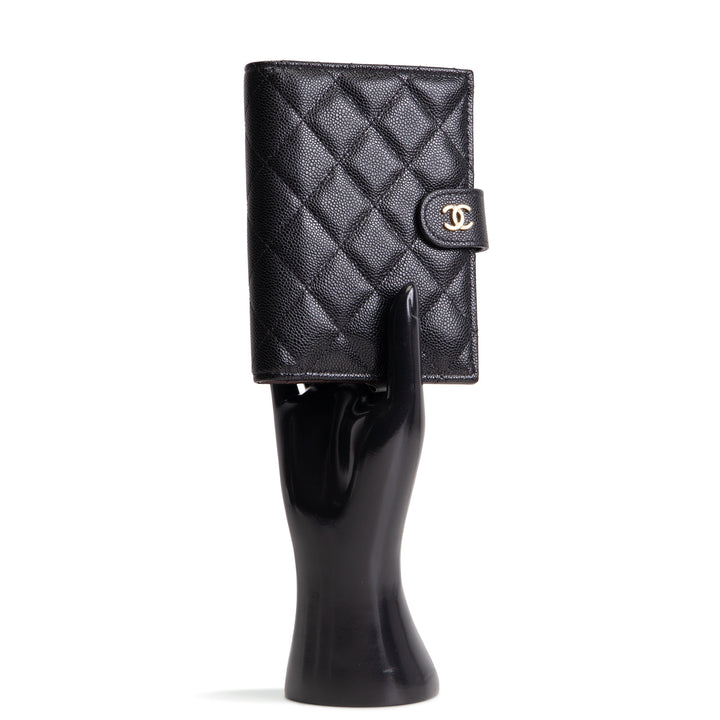 CHANEL Passport Holder - Quilted Caviar