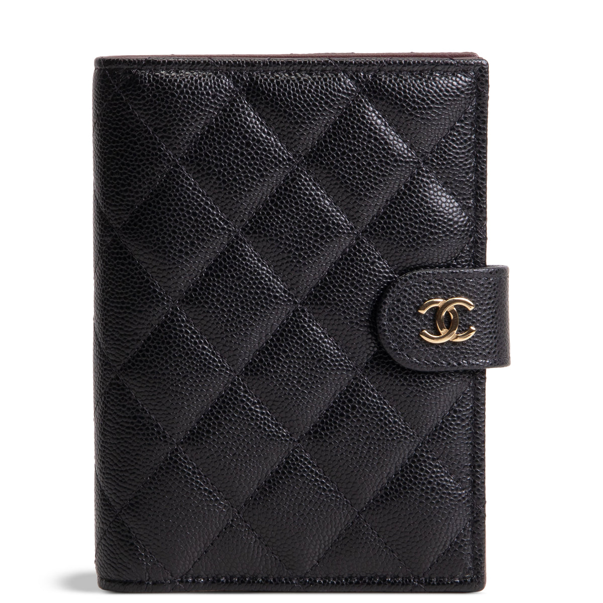 CHANEL Passport Holder - Quilted Caviar