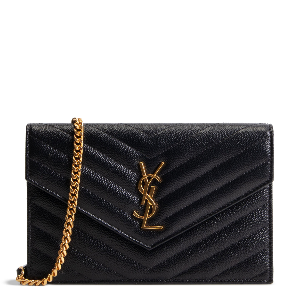 SAINT LAURENT Envelope Wallet on Chain